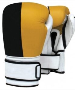 Black and Yellow Boxing Gloves Black and Grey Boxing Gloves Premium Boxing Gloves with Wrist Support Durable and Comfortable Boxing Gloves Professional Boxing Gloves for Training