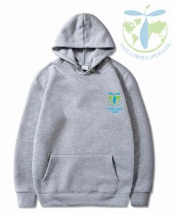 Light Grey Hoodie with Front Pocket by Tatla Impex Customizable Light Grey Hoodie for Men and Women Soft and Durable Grey Hoodie with Logo Premium Winter Hoodie for Everyday Wear